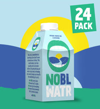 Load image into Gallery viewer, NOBL WATR 24 x 500ml - NOBL WATR UK Spring water on a mission. 
